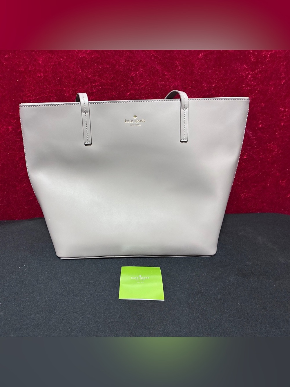 Kate Spade New York Karla Seton Drive Cityscape Tote Bag in Gray MSRP $299
